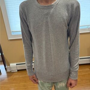 Gray Long Sleeve Sweater Chaser